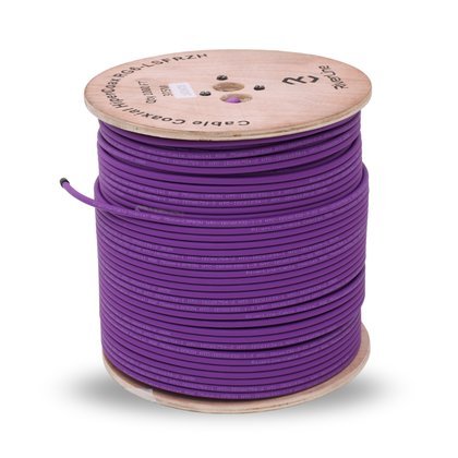 Cable coaxial interior RG6 LSFRZH Hipercoax libre de halógenos para redes RITEL